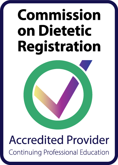The Commission on Dietetic Registration CPE Accredited Provider logo