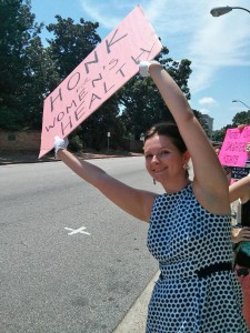 Megan Squires raised awareness about women's health issues this summer. (Contributed photo)