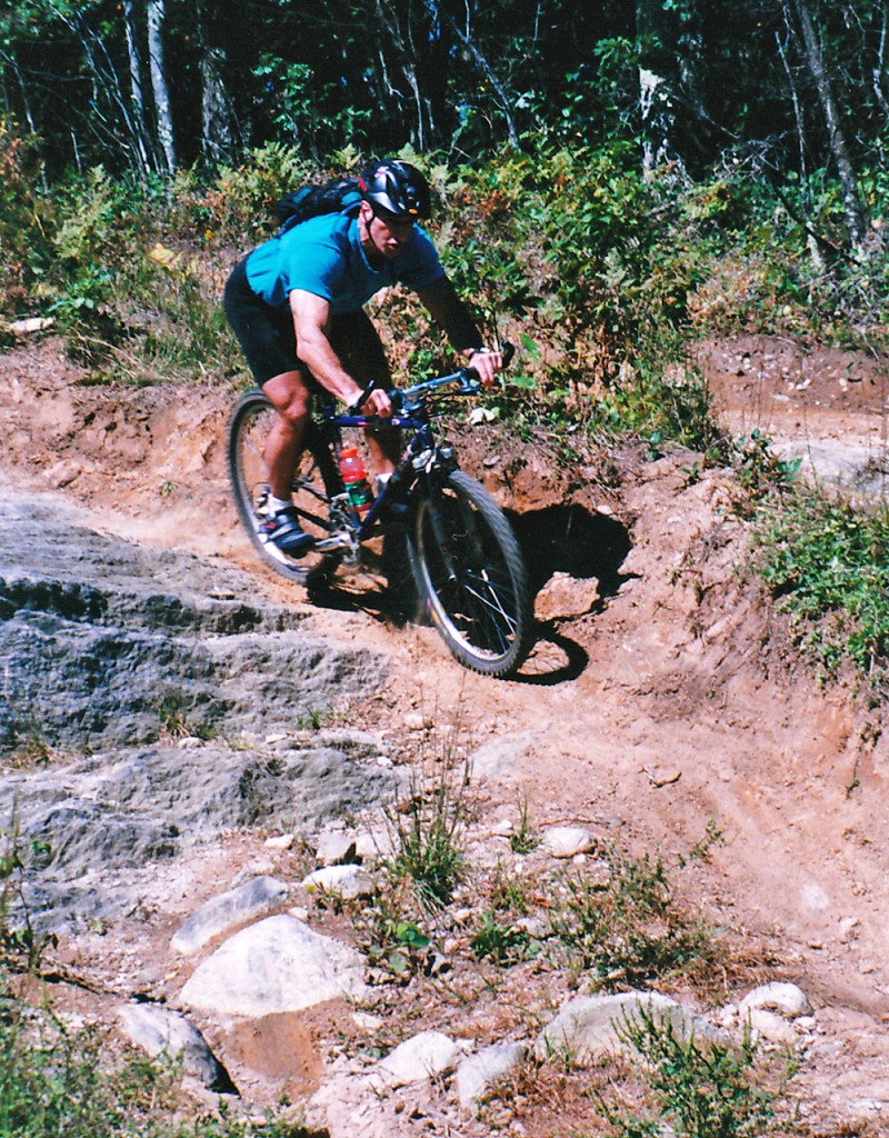David Pesci finds that mountain biking calls for intense focus, a skill that transfers to other areas of his life.