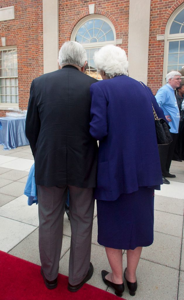 Bill and Ida Friday attend a UNC event in 2008. 