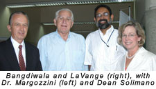 Bangdiwala and LaVange (right) with University of Chile colleagues