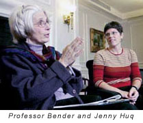Photograph of Dr. Deborah Bender and Jenny Huq