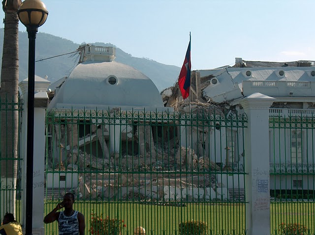 The Capitol building in Port au Prince, Haiti.