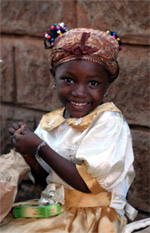Young child from Kibera