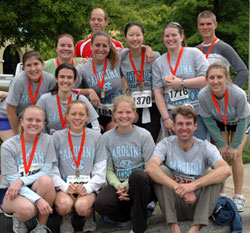 Photograph of Nutrition student runners