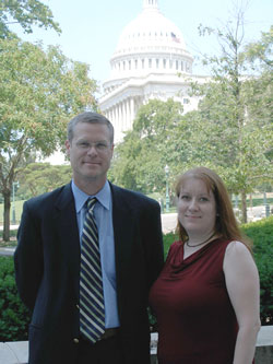 Dr. Kurt Ribisl and Dr. Rebecca Williams -- Photo by Annice Kim