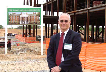 Dr. Steven Zeisel at NRI research building site