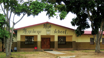 This high school is located in South Africa's Cunningmore A Village, one of 24 villages in which Swa Koteka will recruit study participants.