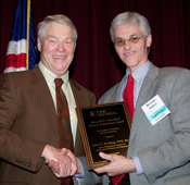 Dr. James Swenberg (left), Dr. Mike Aitken (photo by Tom Fuldner)