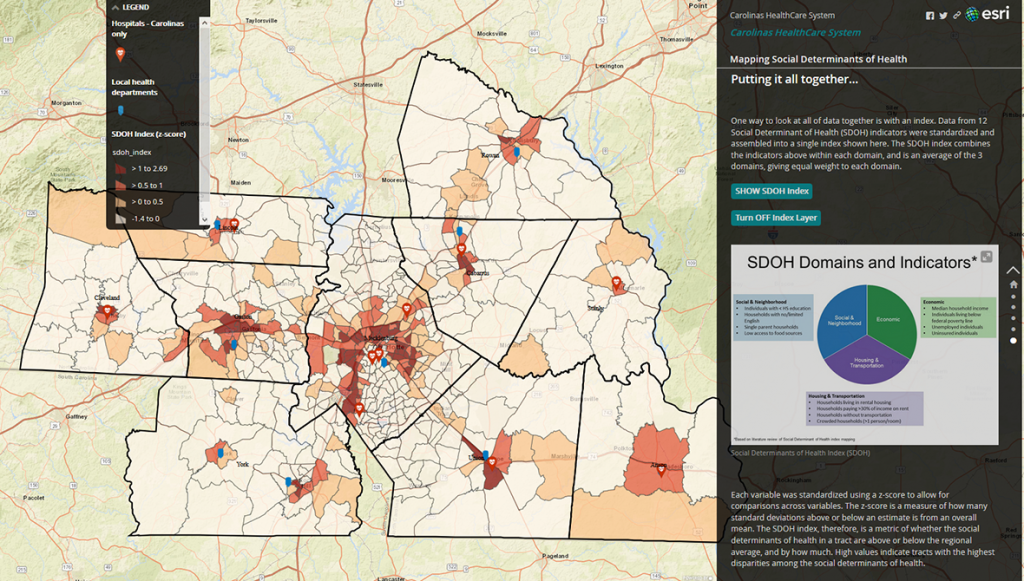 Mapping social determinants of health.