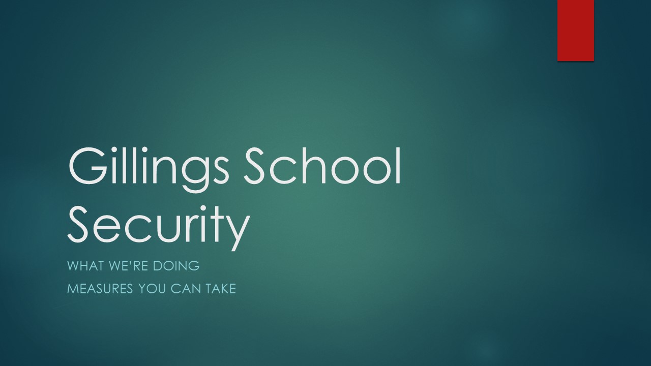 Gillings School Security Slides