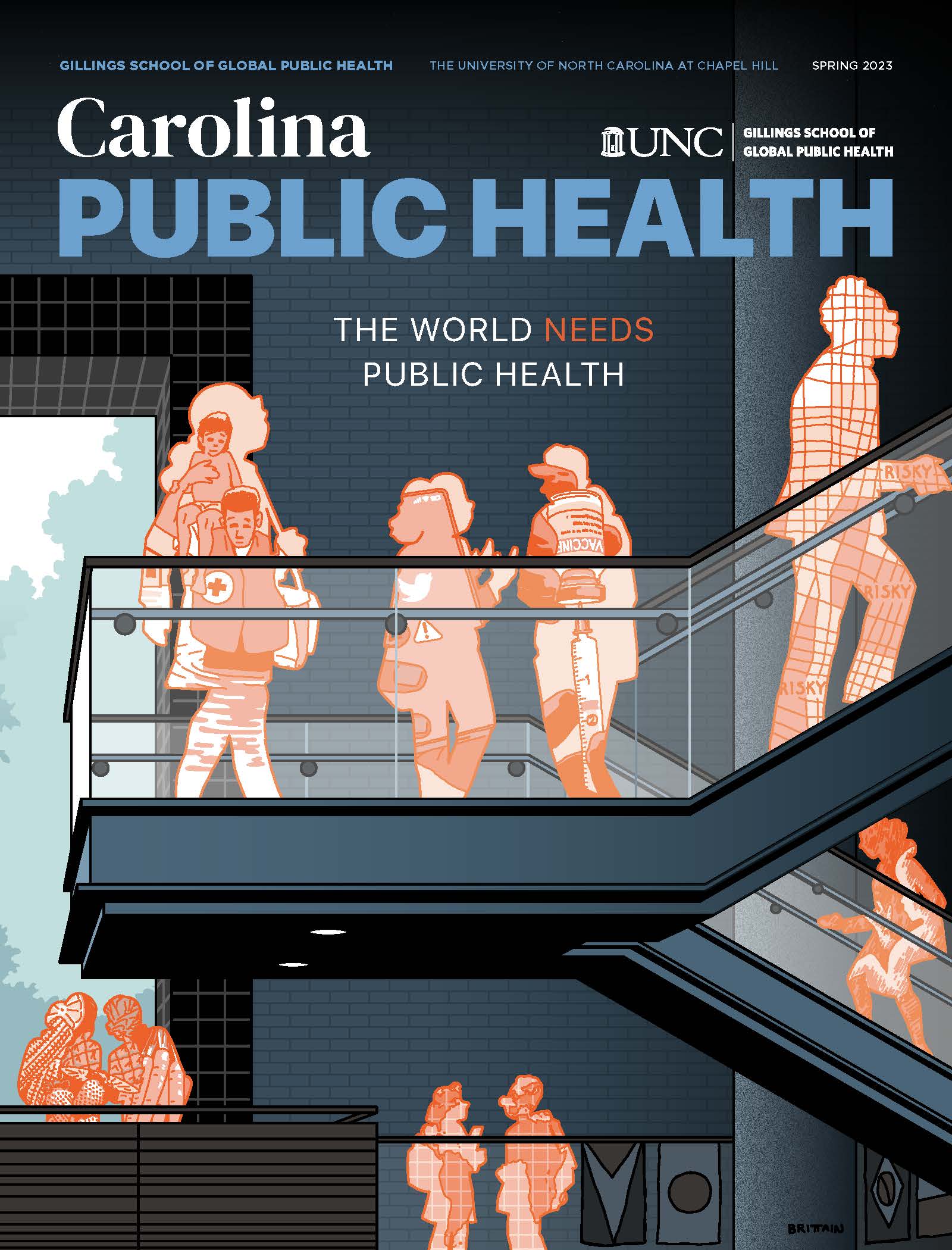 Carolina Public Health magazine, Spring 2023 cover