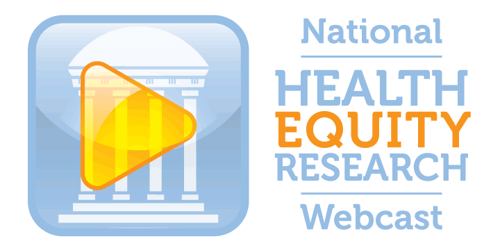Official logo of the National Health Equity Research Webcast