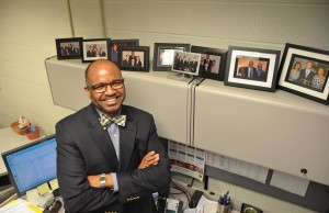 Jeffrey Simms, clinical assistant professor of health policy and management and adviser to the case competition participants, proudly displays photographs of his winning teams. "I'm running out of shelf space," he grins. "But I'm not complaining."