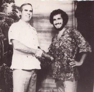 Dr. Jim Herrington (right) posed in Senegal with George Coleman, the first Peace Corps director in Brazil. (Contributed photo)