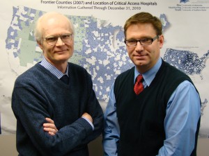 Dr. George Pink (left) and Dr. Mark Holmes