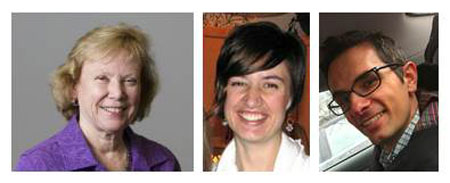 Gillings School alumni who received SER awards included (l-r) Drs. Louise Brinton, Sunni Mumford and Ashley Naimi.