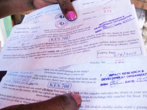 Dr. Harsha Thirumurthy found that food vouchers (above) could be an incentive for men in Kenya to undergo circumcision, a procedure that reduces risk of acquiring HIV. (Contributed photo)