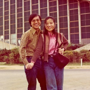 Chen-Yu (left) and Ray-Whay in Raleigh, N.C., in the 1970s. (Contributed photo)