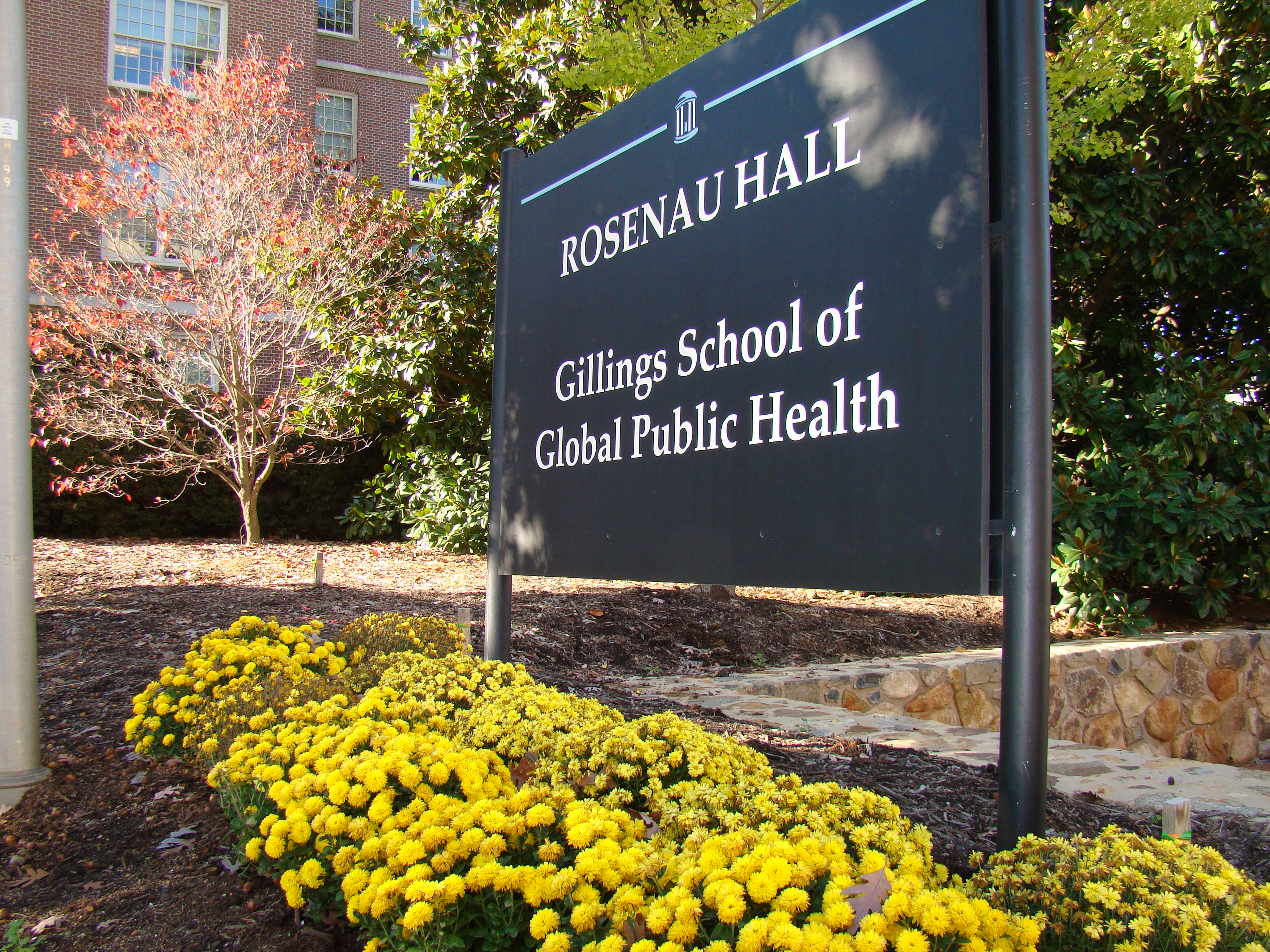 Rosenau Hall was dedicated to UNC's public health school in 1963.