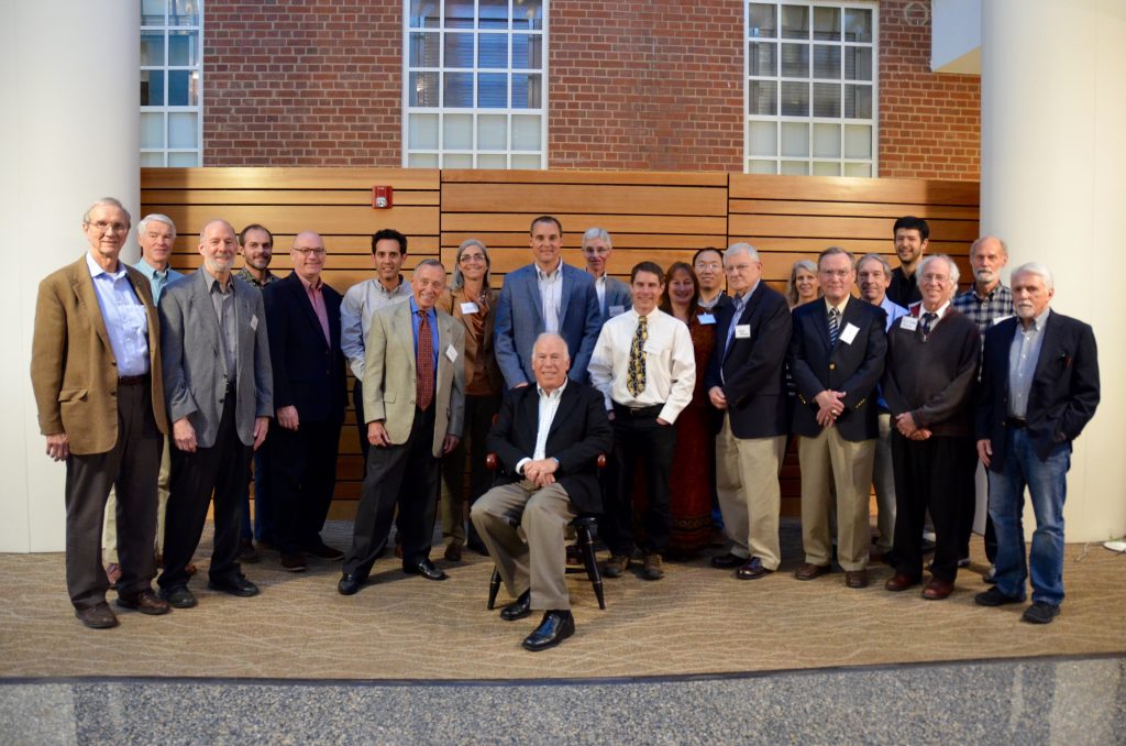 Drs. Gregory Characklis and Philip Singer were honored by current and former department faculty.