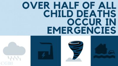 Over half of all child deaths occur in emergencies.