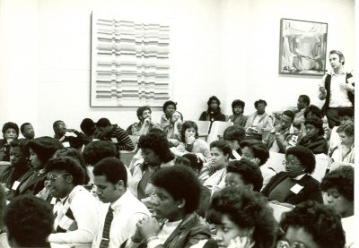 Audiences at the Minority Heath Conference in the 1980s.