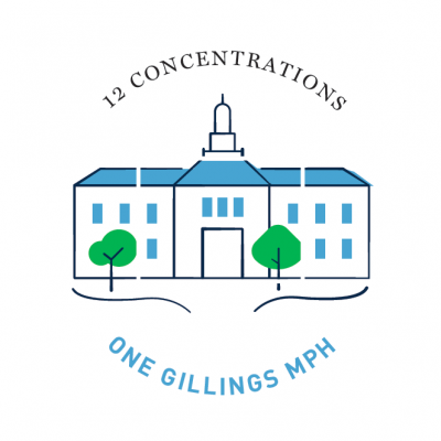 The new "One Gillings" MPH offers 12 concentrations.