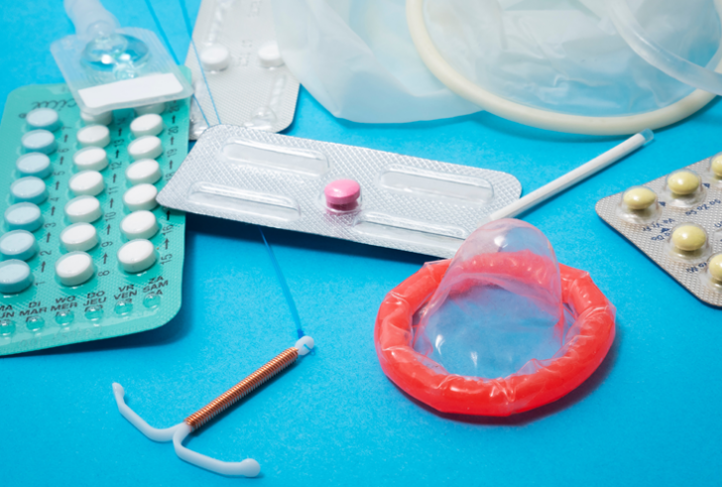 Various methods of contraception available for use