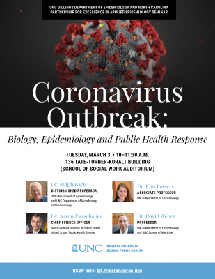 Flyer for Coronavirus Seminar