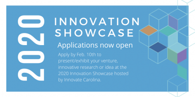 Flyer for UNC Innovation Showcase