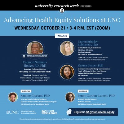 Advancing Health Equity Solutions at UNC