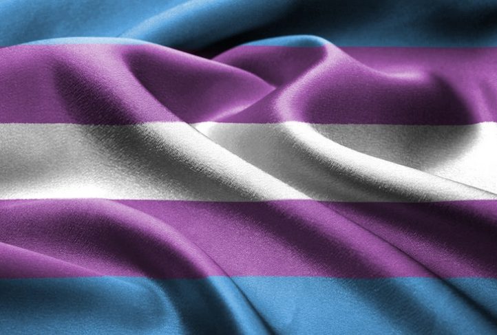 This is the transgender flag.