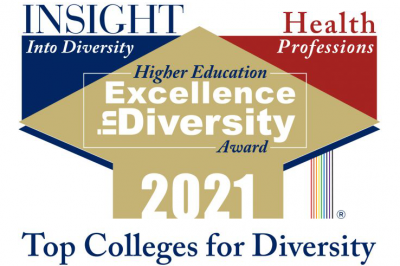 The 2021 Health Professions Higher Education Excellence in Diversity Award.