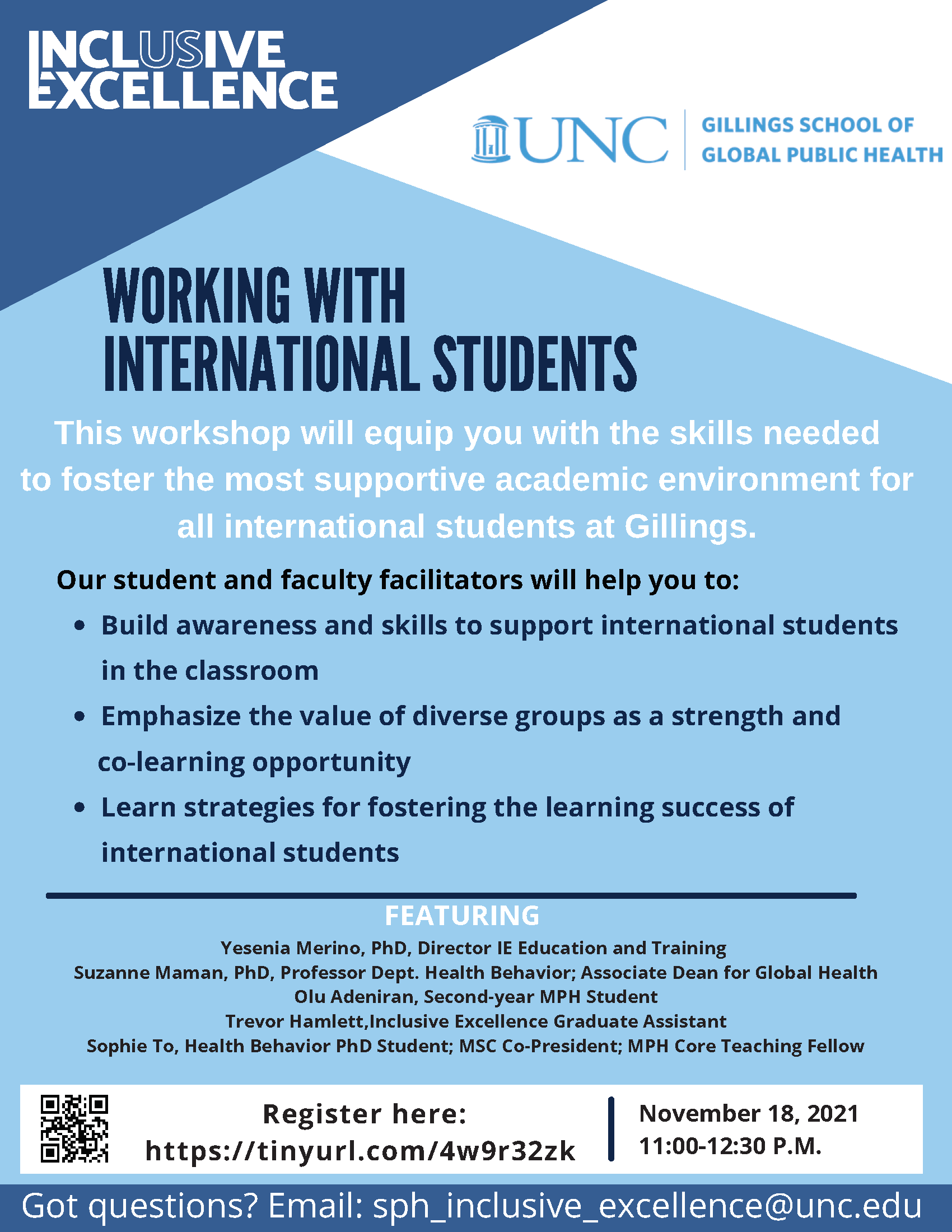 The Third Annual International Graduate Student Workshop