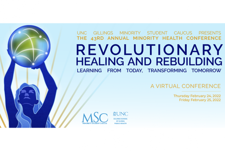 This is the graphic for the 43rd Annual Minority Health Conference.