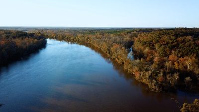 GenX pollution is affecting the lower basin of the Cape Fear River. (Photo by Liam McPherson)