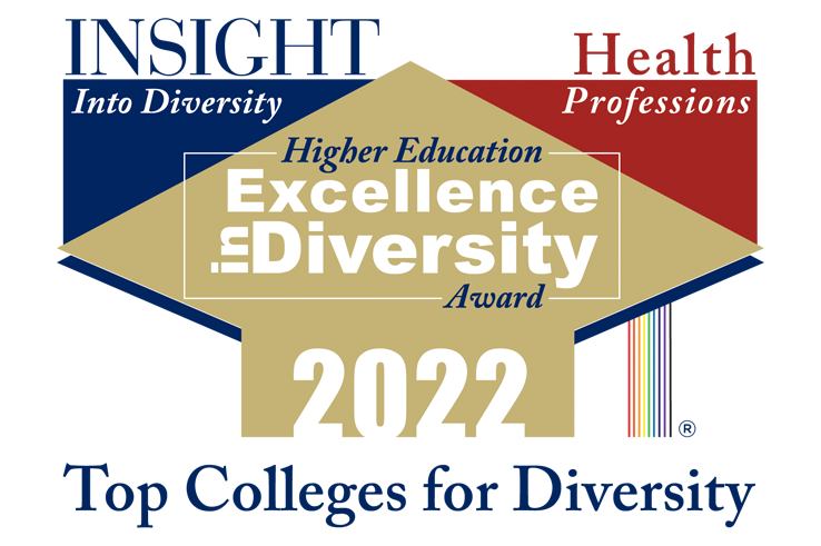 This is the logo for the 2022 Health Professions Higher Education Excellence in Diversity Award.