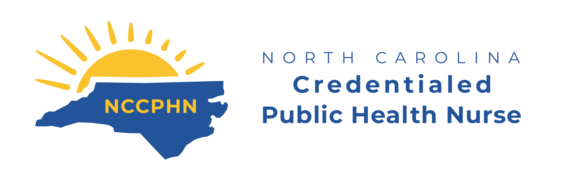 Logo for the N.C. Credentialed Public Health Nurse course.