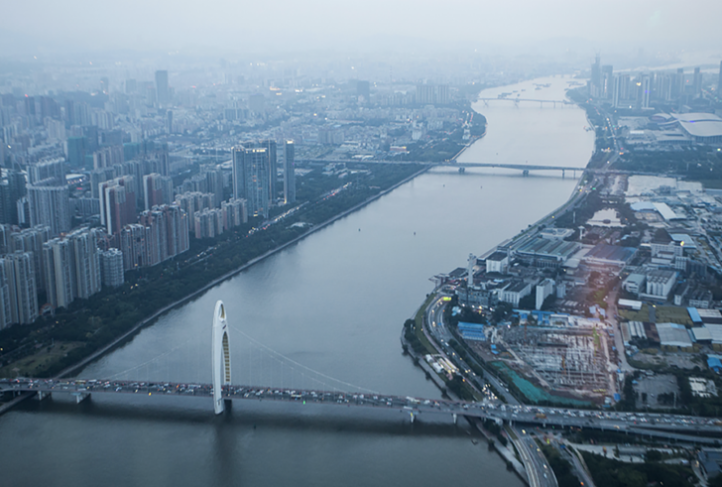 Guangzhou is located in the Guangdong-Hong Kong Macao Greater Bay Area.