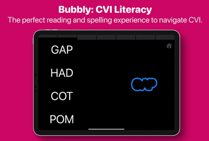 This is a screenshot of the Bubbly app from the Apple App Store.