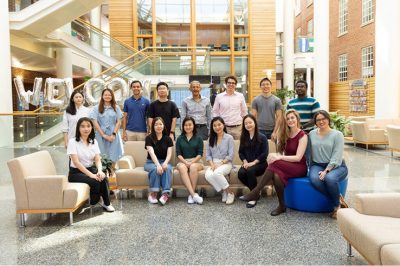 Students and faculty in a group photo.